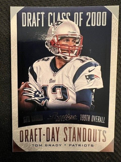 QTY: 2014 Panini Prestige - Tom Brady ( Patriots ) Draft Day Standouts #5