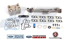 Bulletproof Diesel 6.0L Square EGR Cooler & Ford OEM Oil Cooler For 4.5-10 6.0L
