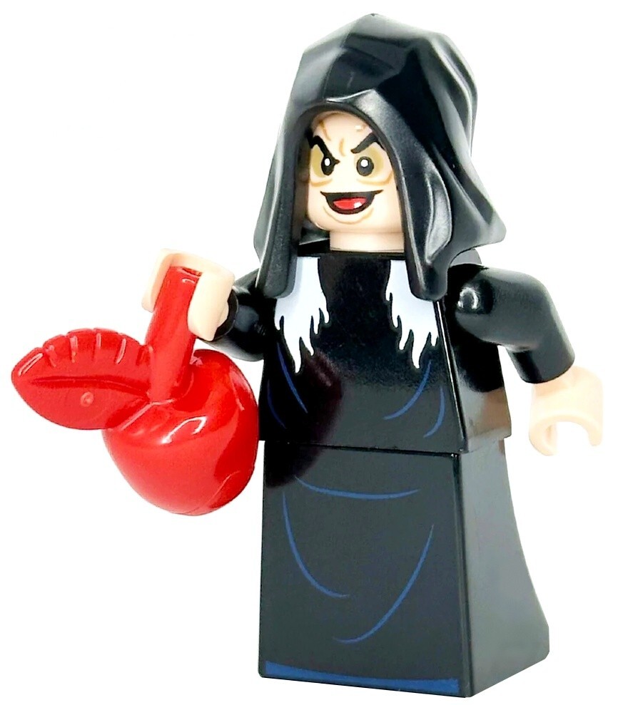 NEW LEGO EVIL QUEEN in DISGUISE MINIFIG disney 43242 snow white