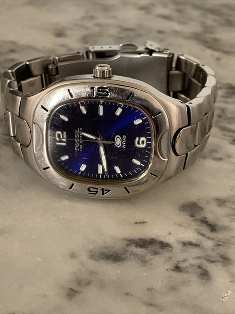 Scratched and Scuff Men's Fossil Blue 