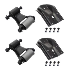 for Chevy GMC Pickup Truck Rearward Leaf Spring Shackle & Bracket Hanger Set New