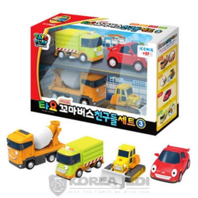 Little Bus Tayo - Special No.3 Mini Bus 4pcs (Rubby, Chris, Speed, Billy) Set