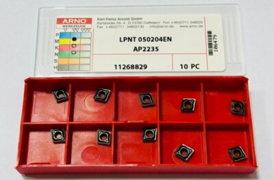 ARNO Turning Inserts LPNT050204EN AP2235 ORIGINAL for SC10... NEW 10 pcs.