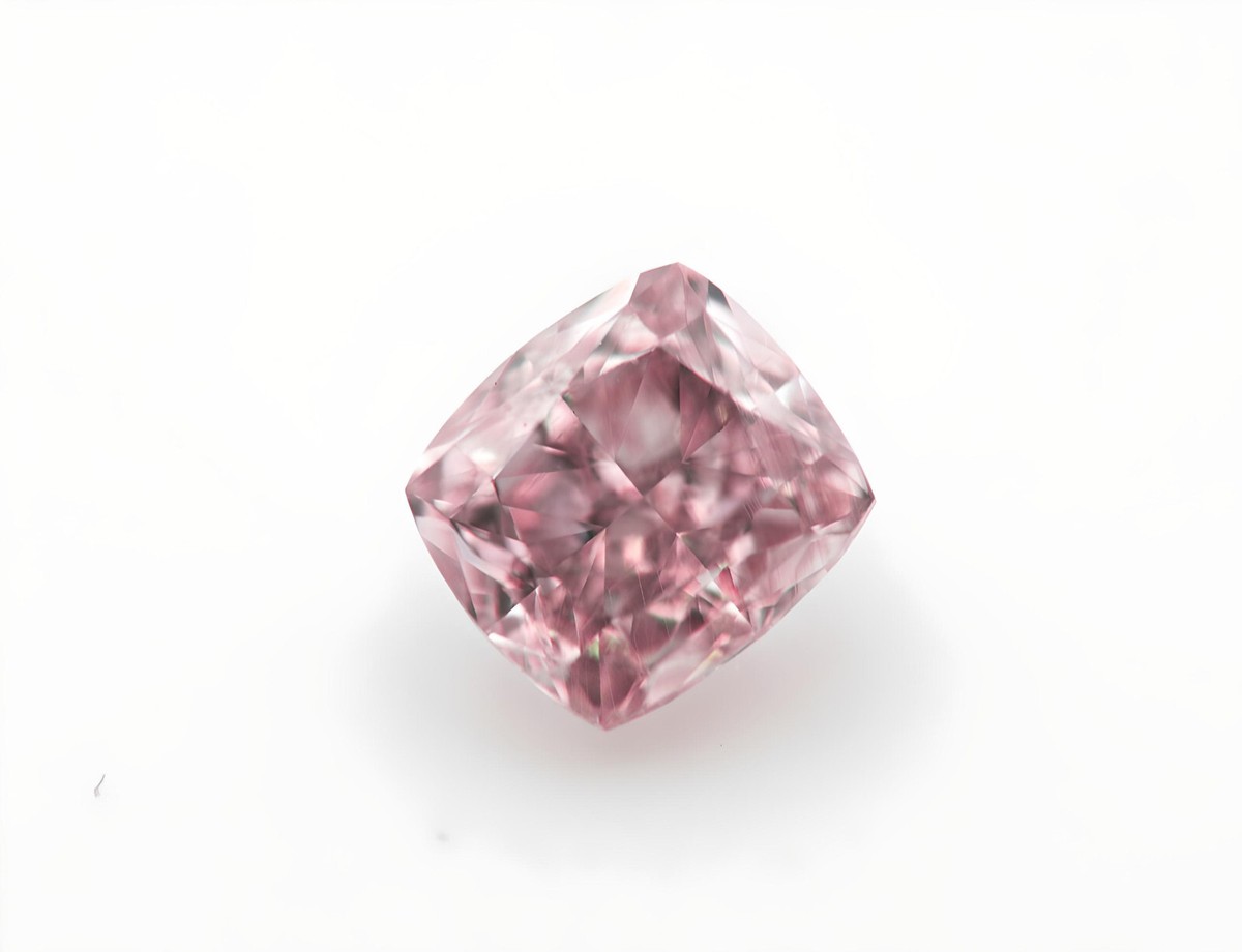 Pink Diamond 0.42ct Natural Loose Fancy Purple Pink Diamond GIA Cushion SI1