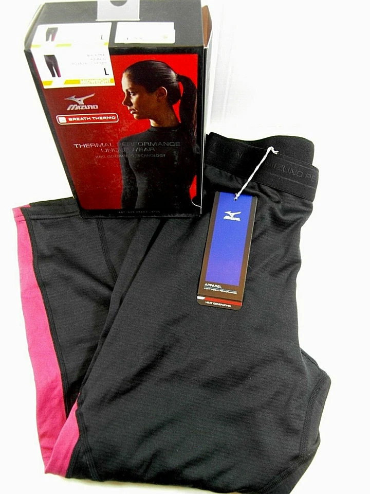 Ropa interior deportiva / Pantalón mujer 3/4 "MIZUNO Virtual Body" talla L / 40-42 Foto 2 de 4