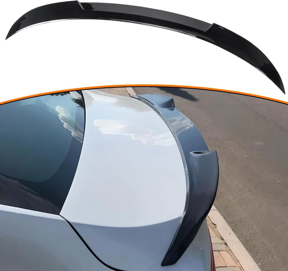 ALERÓN TAPA MALETERO NEGRO BRILLANTE PINTADO ESTILO V NISSAN ALTIMA JDM 2019-2025 Foto 3 de 4