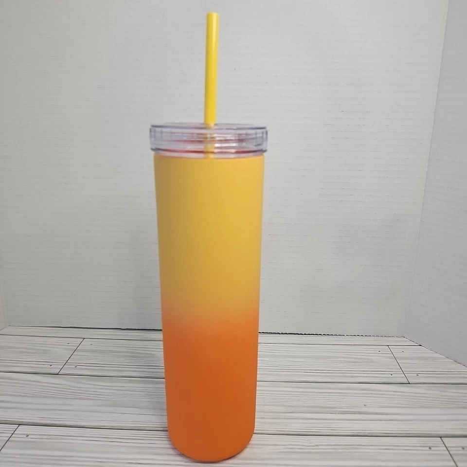 Dunkin’ Spring/Summer 2024 Collection - Orange Ombré Silicone Tumbler/Sipper - Image 2 of 4