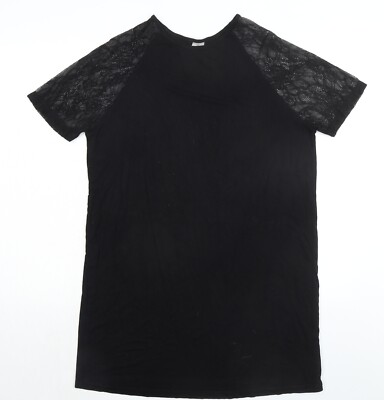 asos black t shirt dress Shop the Black Mini Dress