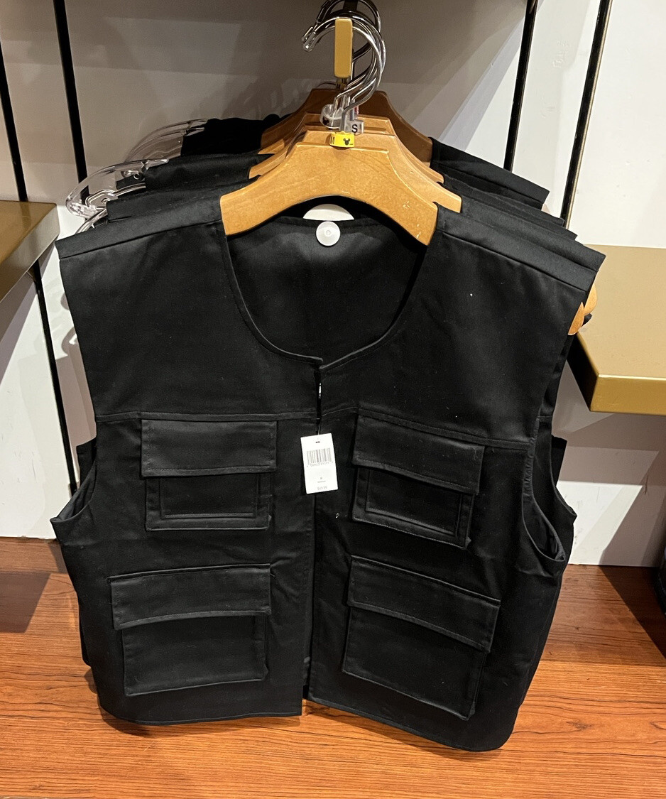 Disney Parks Star Wars Han Solo Vest Black Costume Galaxy