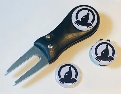 Honma Golf Mistgabel magnetischer Hutclip mit 3 Honma Markern