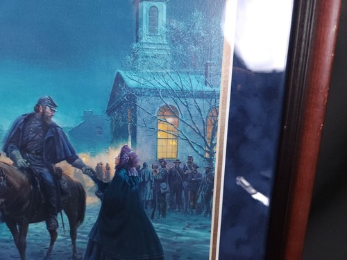 Mort Kunstler Collectable Civil War PRINT “ A FLEETING MOMENT” Framed L1521 - Picture 7 of 17