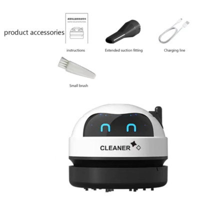 USB Mini Vacuum Cleaner   Portable, Rechargeable for Desk, Car, & Home Use