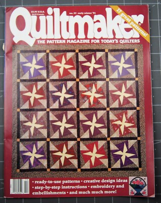 Vintage Quiltmaker Magazine Quilting Early Winter 1991 #25