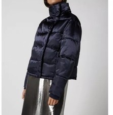 Label Lab Westworld Navy Women Jacket Size 10 Rrp£89 {n56}