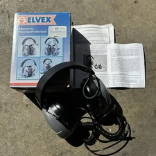 Elvex Delta Plus COM-611 Plug-in Electronic Ear Muff Hearing Protection