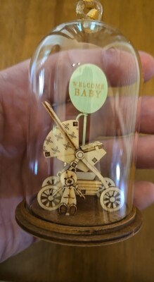 Dept 56 Kloche The Spirit Of Christmas Welcome New Baby 3.75 '' NIB