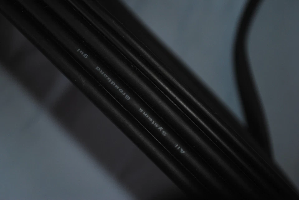 power cable cord 6' Component Audio Video 5 on each end black thick tv - Image 4 of 4