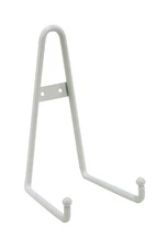 TRIPAR Large White Metal Display Rack for Large Bowls, Platters, Cookbooks an...