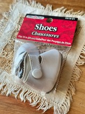 Doll Mary Jane White Shoes 1 7/8" x 3/4" New in Pkg. WATCH VIDEO CUTE SHOES