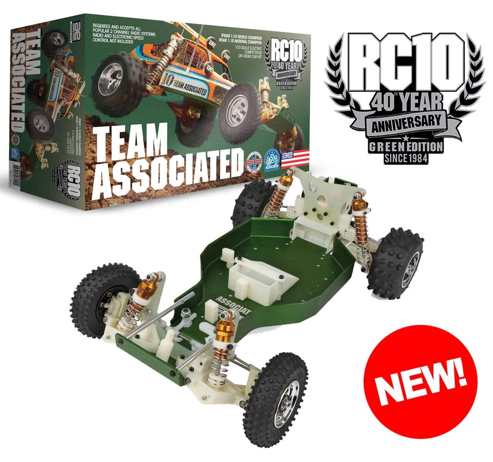Team Associated RC10 40th Anniversary Green Edition Kit #6010 - Image 3 of 4