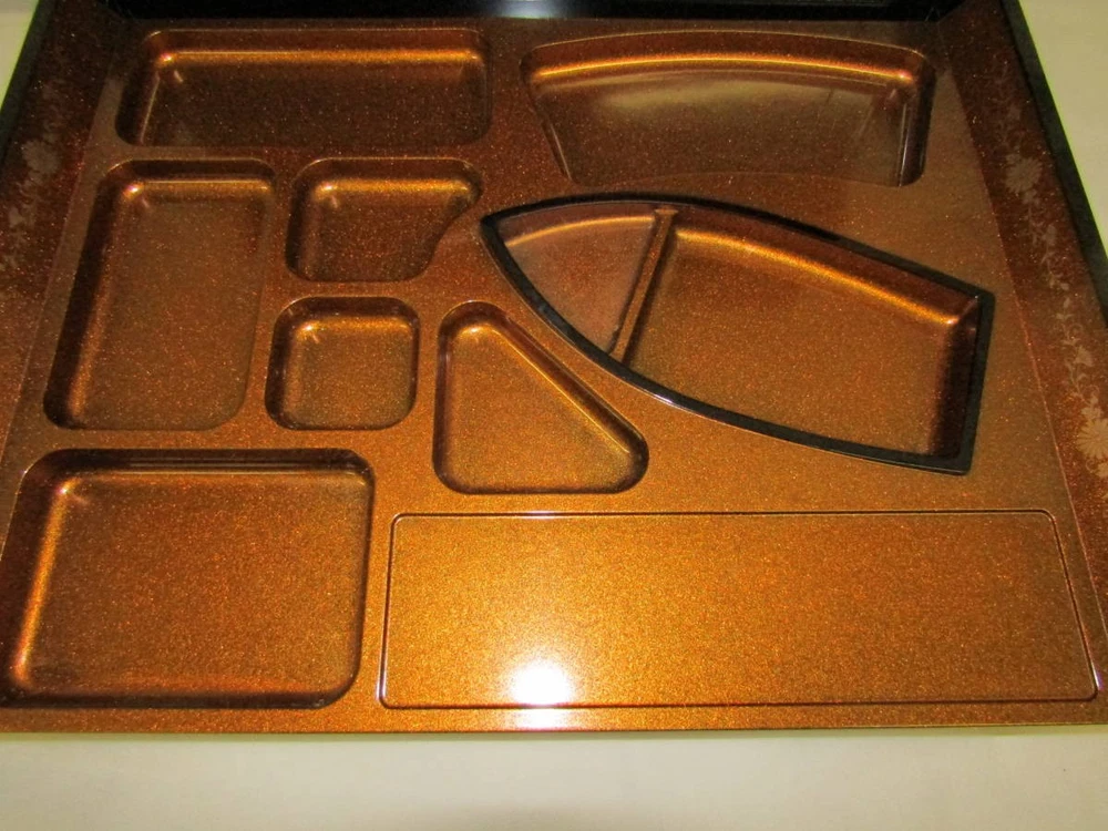 Jubako Bento Box Japanese Shokado Makunouchi Kaiseki Resin 6 Guests (S652)