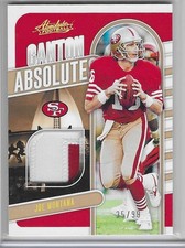 2024 Panini Absolute - Canton Absolutes Joe Montana #CA-JMA Gold /99 (MEM)