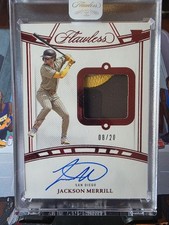 2024 Panini Flawless - Flawless Signature Materials Jackson Merrill #FSM-jm 