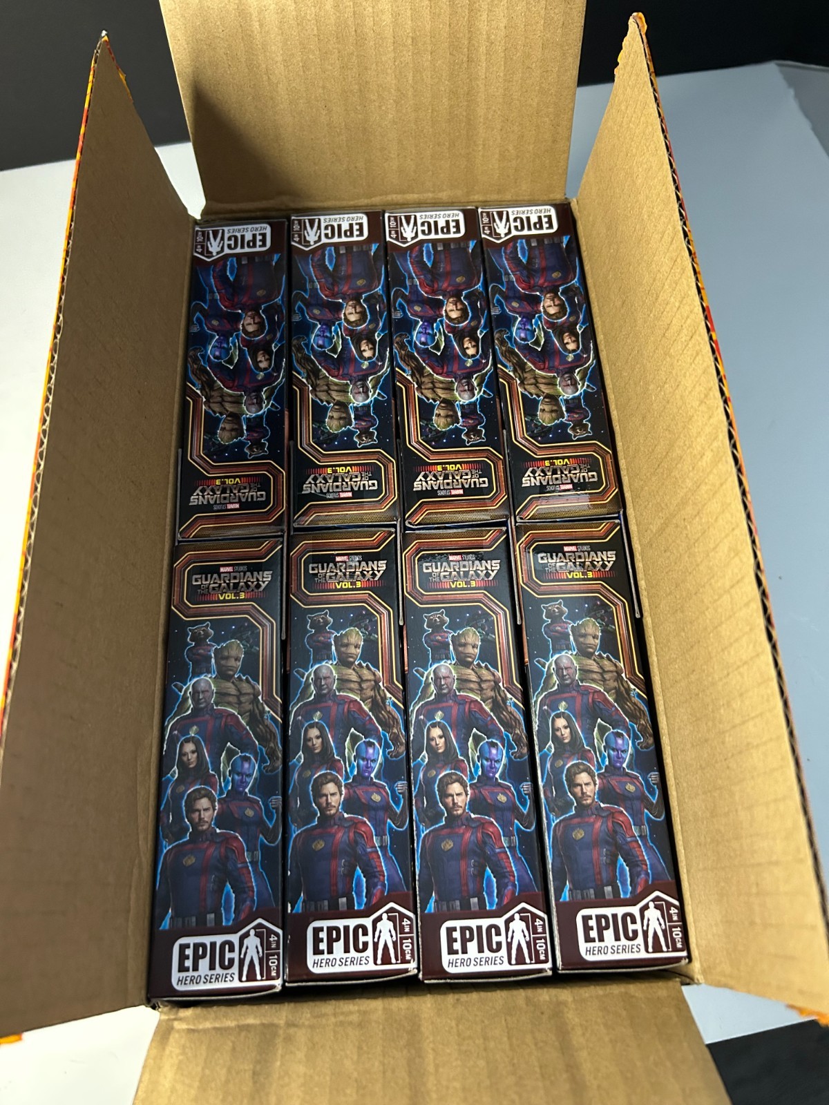 Guardians Of The Galaxy Vol 3 4&rdquo; Action Figures Set of 8 Epic Hero Series NEW