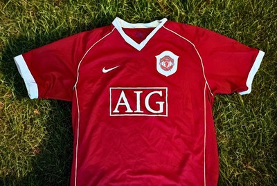 Manchester United 2006-07 Nike Home Jersey Soccer Football Shirt