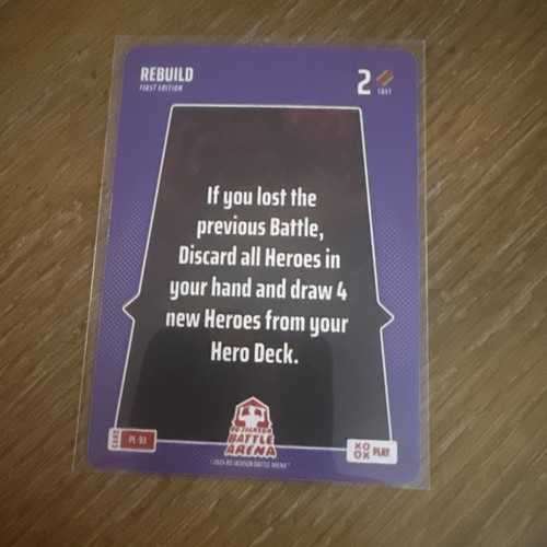 BO JACKSON BATTLE ARENA - ALPHA FIRST EDITION PLAY - PL-93 - REBUILD