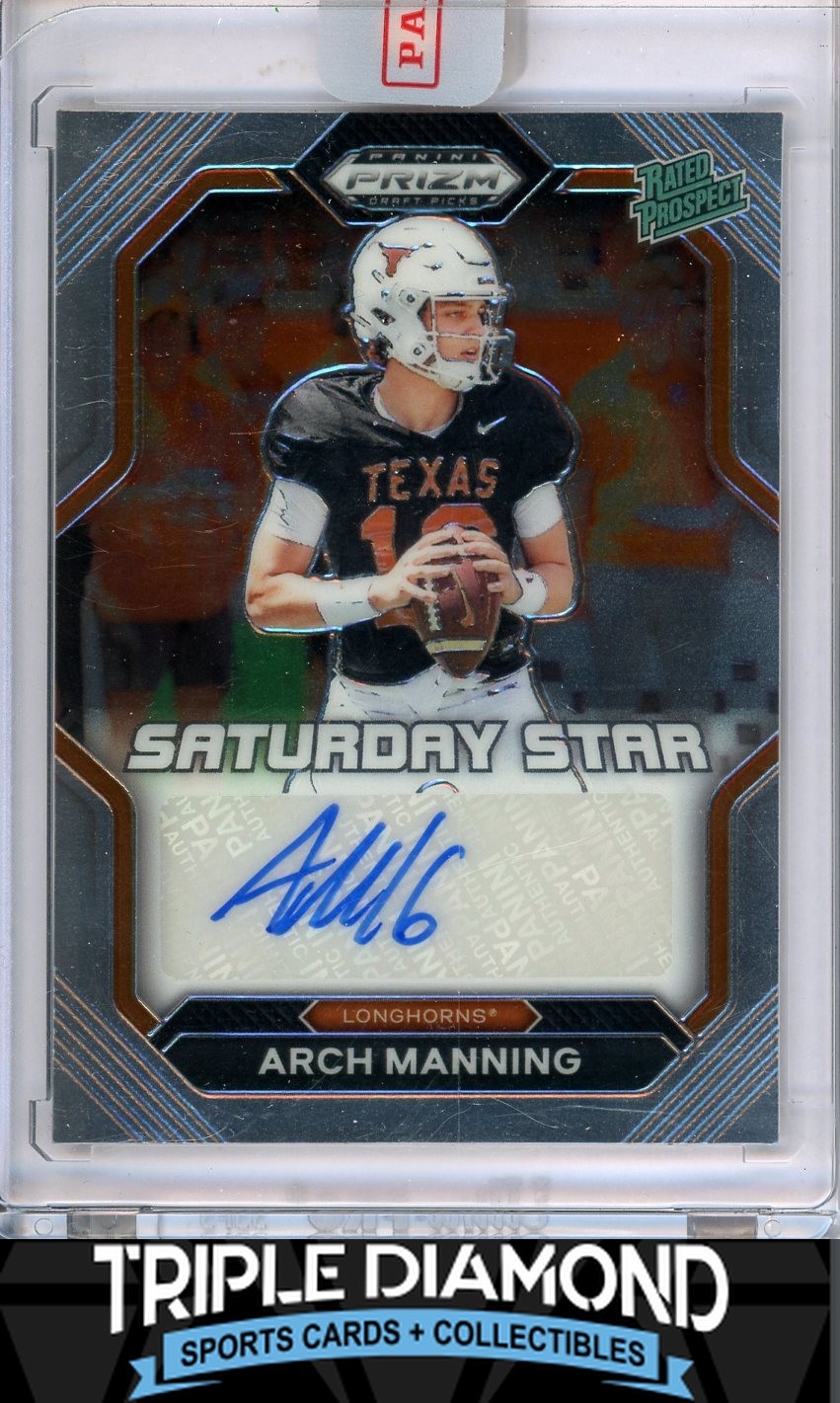 2023 Prizm Draft Picks Arch Manning Saturday Star Rated Prospect Auto L933
