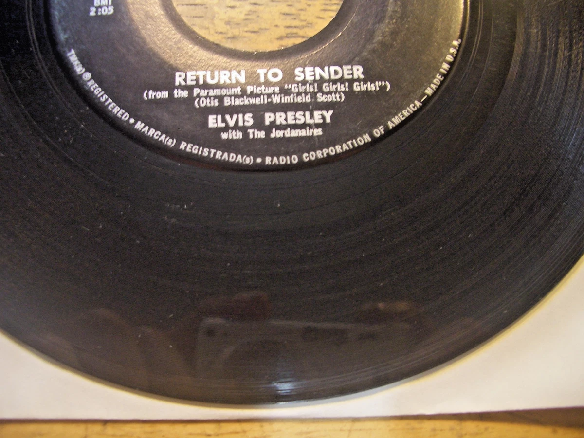 Elvis Presley Single 45 RPM Speed Vinyl Records for sale | eBay