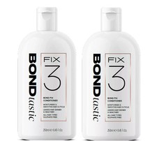 2 PACK BONDtastic Fix 3 Bond Fix Conditioner 250ml 14.98 per litre