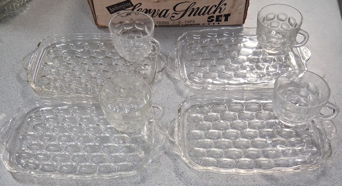 Anchor Hocking snack set 4セット　元箱入り anchor hocking snack set products for sale | eBay