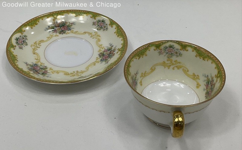 NORITAKE Vintage China CHAROMA Teacup Saucer And Teacup