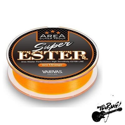 VARIVAS Super Trout Area Super Ester 140m Neo Orange 0.3