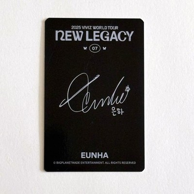 VIVIZ 2025 World Tour NEW LEGACY Official MD Trading Card Benefit