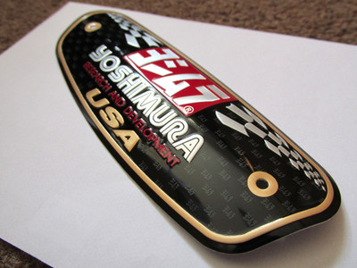 Yoshimura USA Exhaust Badge (Pair)