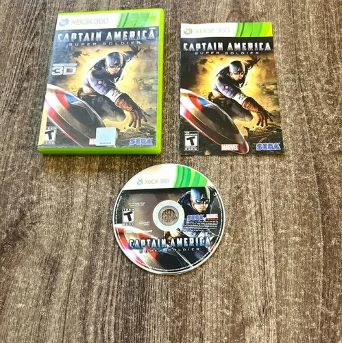 Captain America: Super Soldier (Microsoft Xbox 360, 2011) COMPLETE! Tested Work!