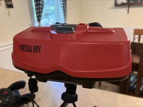 Nintendo Virtual Boy Console With Controller + Wario Land - Working (READ!)