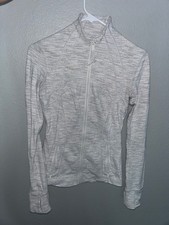 lululemon define jacket 4 - Light Heather Gray full length  full zip