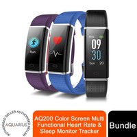 Fitness Tracker Heart Rate Sleep Monitor AQ200 Colour Screen Multi Functional