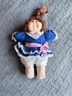 Vintage Cabbage Patch Kid w/ Green Signature, Brown Eyes, Original Outfit