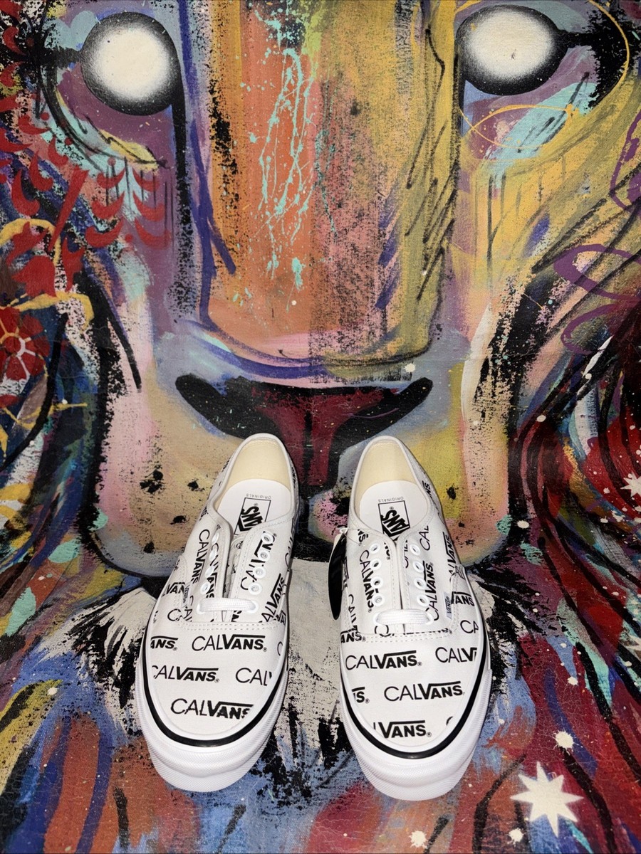 PALACE SKATEBOARDS CALVIN KLEIN CK1 VANS CALVANS AUTHENTIC WHITE
