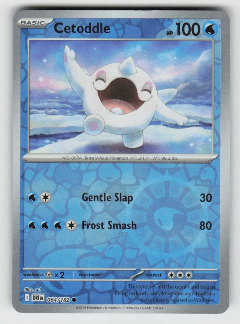 Reverse Holo Cetoddle 064/182 Common Destined Rivals Near Mint