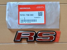 HONDA GENUINE Authentic 2014 Fit RS Emblem Red 75731 - T5B - 003