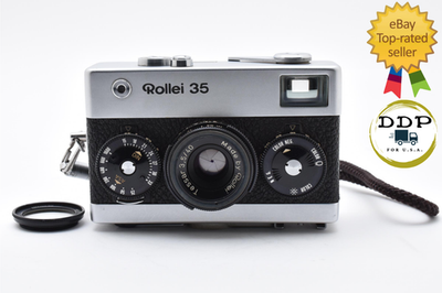 ローライ35 Tessar 40mm/F3.5 Rollei 35 Camera Black Film Camera