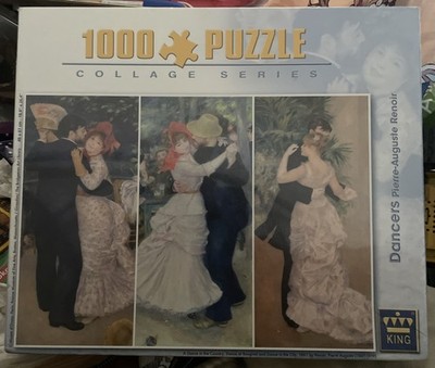 TÄNZER von König Puzzle 1000 Teile Collage Serie Pierre-Auguste Renoir Kunst NEU