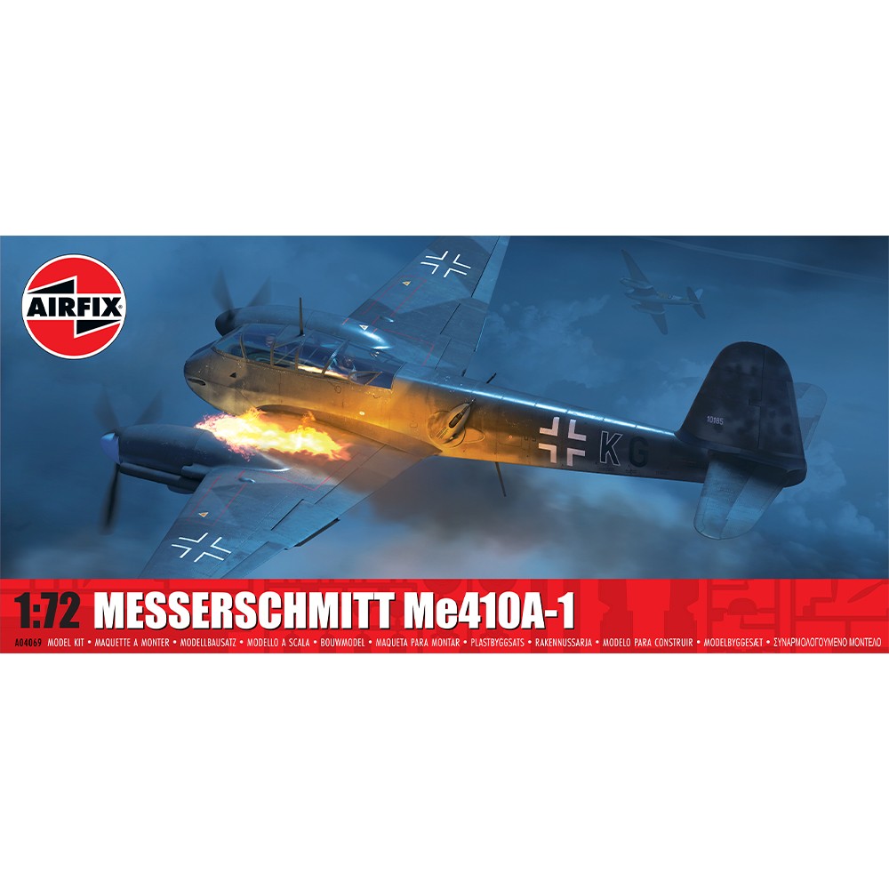 1/72 MESSERSCHMITT ME410A-1 (PLASTIC KIT) A04069 - Image 9