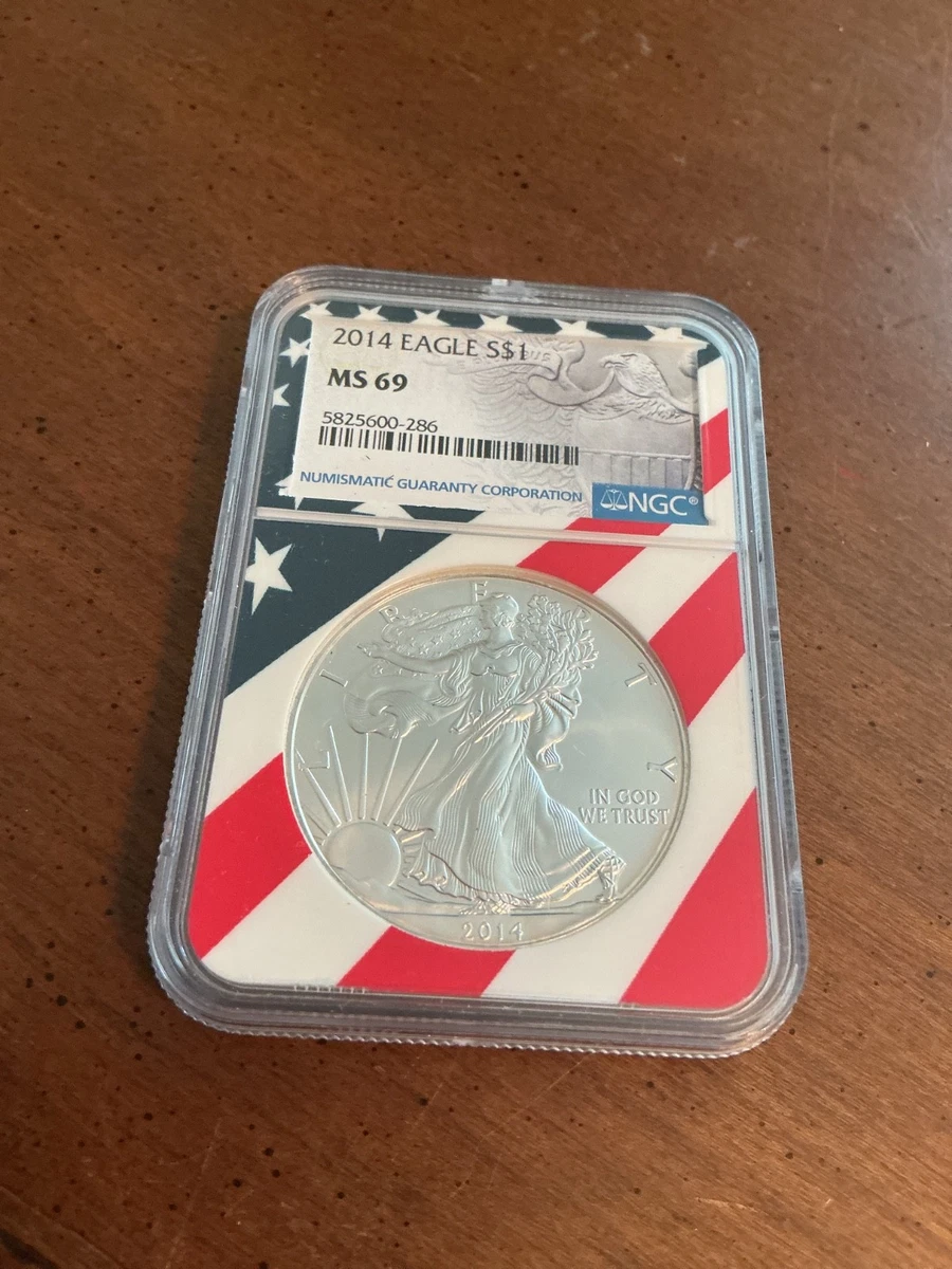 American Eagle MS 69 Graded 2014 Silver Bullion Coins for sale | eBay